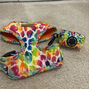 Boss Boo dog harness and poo bag holder.  Size S.
